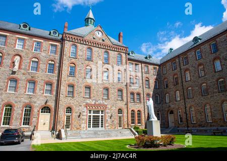 Saint John's Seminary at 127 Lake Street in Brighton, città di Boston, Massachusetts ma, USA. Foto Stock