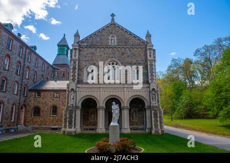 Saint John's Seminary at 127 Lake Street in Brighton, città di Boston, Massachusetts ma, USA. Foto Stock