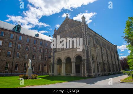 Saint John's Seminary at 127 Lake Street in Brighton, città di Boston, Massachusetts ma, USA. Foto Stock