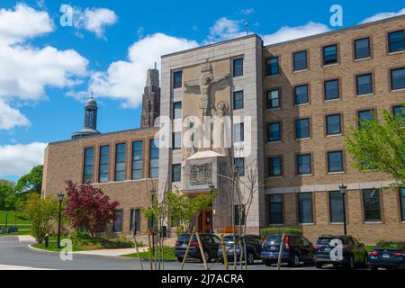 Saint John's Seminary at 127 Lake Street in Brighton, città di Boston, Massachusetts ma, USA. Foto Stock