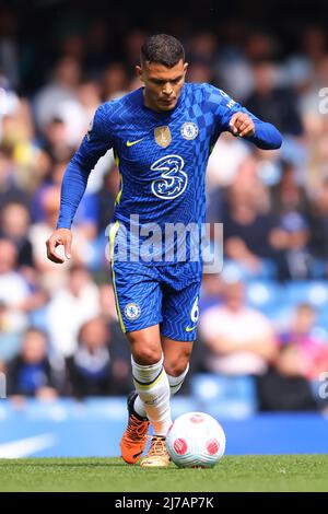 Londra, Regno Unito. 7th maggio 2022; Stamford Bridge, Chelsea, Londra, Inghilterra: Premier League Football, Chelsea versus Wolverhampton Wanderers; Thiago Silva del Chelsea Credit: Action Plus Sports Images/Alamy Live News Foto Stock