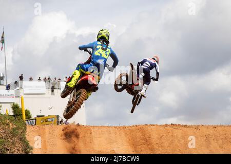 Parco di Maggiora, Maggiora (NO), Italia, 07 maggio 2022, 243 TIM GAJSER (HRC Honda Racing) durante la 2022 MXGP d'Italia - Motocross Foto Stock
