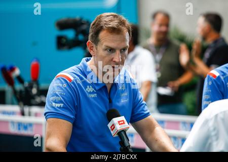 Laurent Rossi (fra, CEO di Alpine), Gran Premio di Miami F1 all'autodromo Internazionale di Miami il 7 maggio 2022 a Miami, Stati Uniti d'America. (Foto PER ALTO DUE) Foto Stock