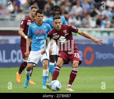 Italia. 07th maggio 2022. TORINO ITALIA- Maggio 7 Stadio Olimpico Grande Torino Samuele Ricci durante la Serie A match tra il FC Torino e Napoli allo Stadio Olimpico il 2 ottobre 2021 a Torino. Credit: Christian Santi/Alamy Live News Foto Stock