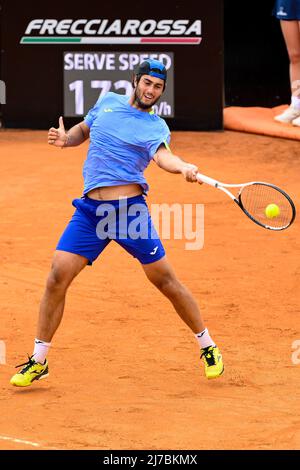 Gianmarco Ferrari (ITA) durante i BNL International Qualifiers of Italy allo stadio Pietrangeli di Roma il 07 maggio 2022. Foto Stock