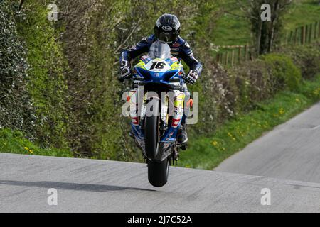 Mike Browne, Cookstown 100 Burrows Engineering/RK Racing Suzuki Foto Stock