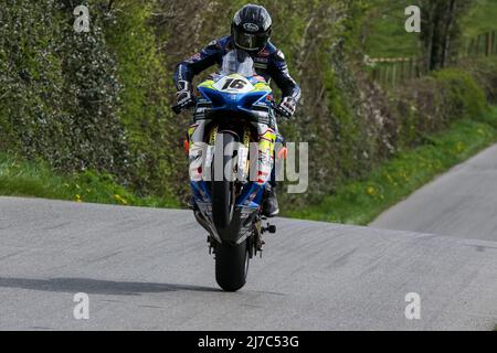 Mike Browne, Cookstown 100 Burrows Engineering/RK Racing Suzuki Foto Stock