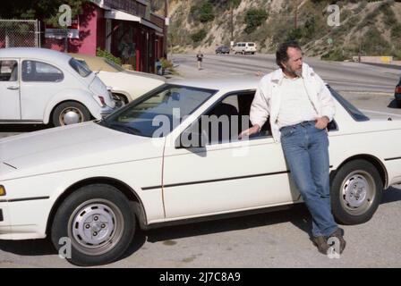 Lo scrittore rumeno Toma George Maiorescu a Los Angeles, CA, USA, circa 1987 Foto Stock