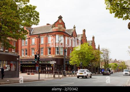 L'ex cooperativa a Barrow in Furness Foto Stock