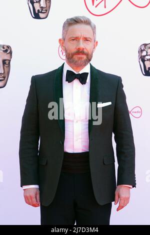 Martin Freeman partecipa al Virgin BAFTA TV Awards 2022, presso il Royal Festival Hall di Londra. Data foto: Domenica 8 maggio 2022. Foto Stock