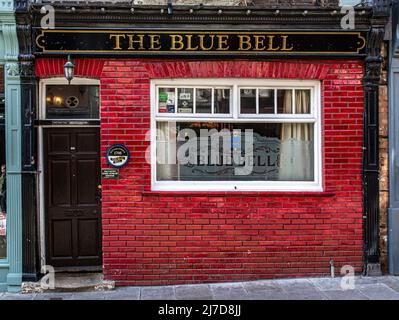 Esterno del Blue Bell pub, York, Inghilterra Foto Stock