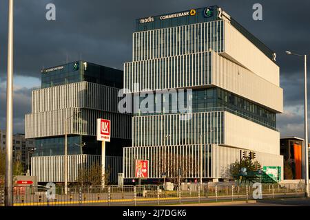 Advance Business Center uffici di GTC Group - sede di Concentrix, MODIS e Commerzbank nel Sofia Business Park di Sofia, Bulgaria Foto Stock