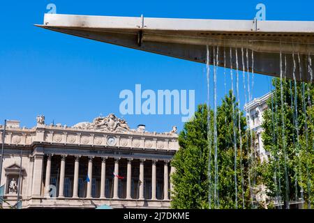 Il Palais de la Bourse, ospita la Chambre de commerce et d'industrie Marseille-Provence l Marseille - Palais de la bourse et chambre de commerce de Foto Stock