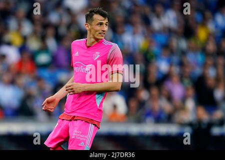 Ante Budimir di CA Osasuna durante la partita la Liga tra RCD Espanyol e CA Osasuna disputata allo stadio RCDE il 08 maggio 2022 a Barcellona, Spagna. (Foto di PRESSINPHOTO) Foto Stock