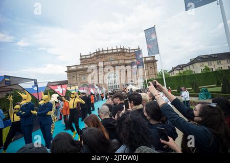 Apertura dell'eurovisione a Torino Foto Stock