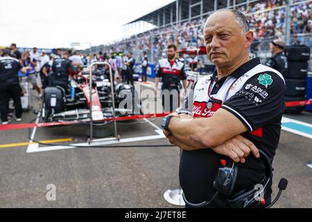 Miami, USA, 08/05/2022, VASSEUR Frederic (fra), Team Principal dell'Alfa Romeo F1 Team ORLEN, ritratto durante la Formula 1 Crypto.com Miami Grand Prix 2022, 5th round del FIA Formula uno World Championship 2022, sull'autodromo Internazionale di Miami, da Miami Gardens, Florida, Stati Uniti d'America, 8/05/2022 maggio, - Foto: Julien Delfosse/DPPI/LiveMedia Foto Stock