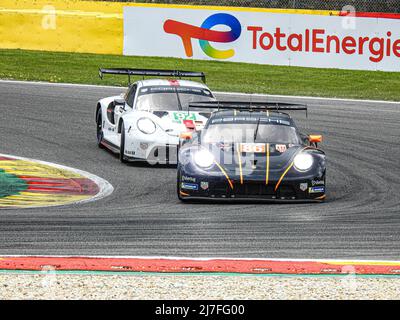 86 GR RACING GBR M Porsche 911 RSR - 19 Michael Wainwright (GBR) B Riccardo Pera (ITA) S Benjamin Barker (GBR)&#XA;&#XA; Spa Francorchamps (bel) - 07- Foto Stock