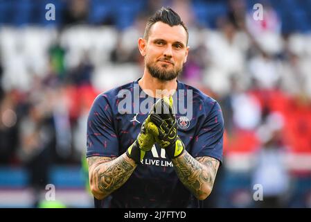 Alexandre LETELLIER del PSG durante il campionato francese Ligue 1 partita di calcio tra Parigi Saint-Germain ed ESTAC Troyes il 8 maggio 2022 allo stadio Parc des Princes di Parigi, Francia - Foto Matthieu Mirville / DPPI Foto Stock