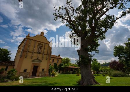 Montemisio, Ascoli Piceno. Santuario della Madonna della consolazione. Foto Stock