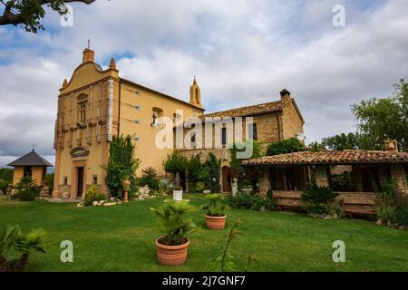 Montemisio, Ascoli Piceno. Santuario della Madonna della consolazione. Foto Stock