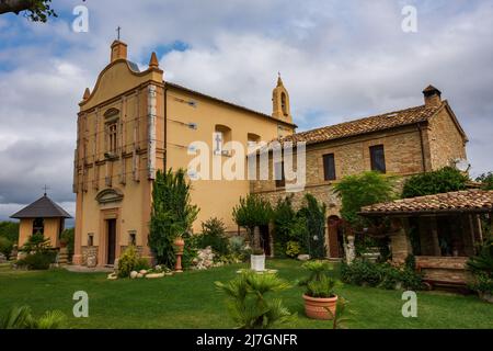 Montemisio, Ascoli Piceno. Santuario della Madonna della consolazione. Foto Stock