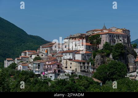 Colli a Volturno, Molise. È un comune italiano di 1328 abitanti in provincia di Isernia in Molise Foto Stock