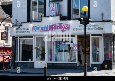 Kilkenny, Irlanda - 20 aprile 2022: Il caffè di Scrumdiddly in Kilkenny Irlanda. Foto Stock