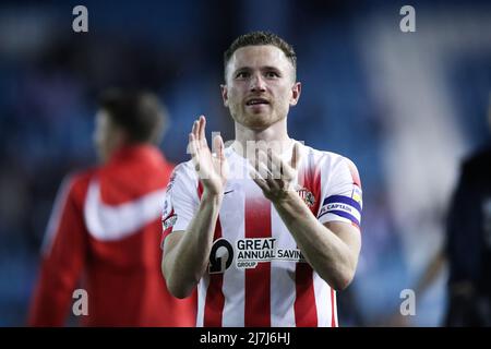 Sheffield, Inghilterra, 9th maggio 2022. Durante la partita della Sky Bet League 1 a Hillsborough, Sheffield. Il credito dovrebbe essere: Isaac Parkin / Sportimage Foto Stock