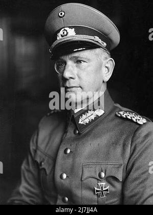 Leader Wehrmacht Walter von Reichenau. Nel corso del WW2 comandò i 6thArmy in Europa e come parte del Gruppo Armata Sud durante l'operazione Barbarossa, l'invasione nazista dell'URSS Foto Stock