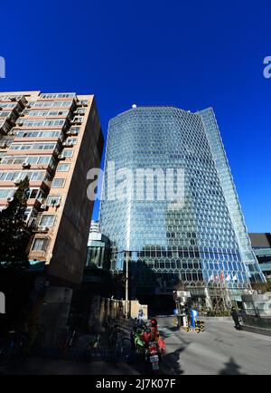 L'hotel Intercontinental Sanlitun Tongying Center a Pechino, Cina. Foto Stock