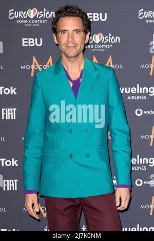 Torino (Italia) 9th maggio 2022. Mika partecipa alla conferenza stampa degli ospiti del Concorso Eurovision Song che si tiene presso il complesso Olimpico. Torino (Italia) il 9th maggio 2022. Foto di Marco Piovanotto/ABACAPRESS.COM Foto Stock