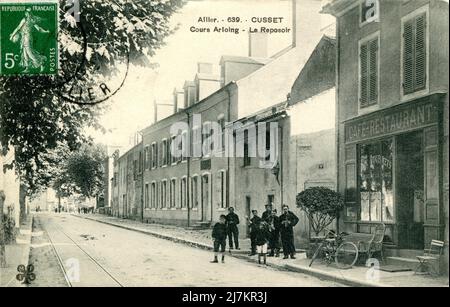 Cusset Dipartimento: 03 - Allier Regione: Auvergne-Rhône-Alpes (ex Auvergne) cartolina d'epoca, fine 19th - inizio 20th secolo Foto Stock