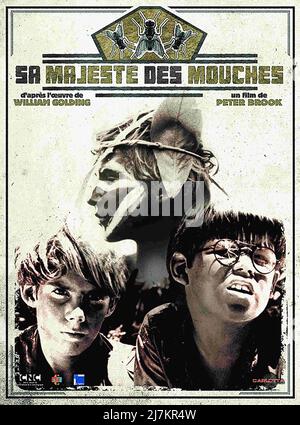 Lord of the Flies anno : 1963 Direttore del Regno Unito : Peter Brook poster francese Foto Stock