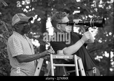 Belfast anno : 2021 Direttore britannico : Kenneth Branagh Haris Zambarloukos, Kenneth Branagh Shooting picture Foto Stock