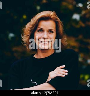 Senta Berger, Österreichisch-deutsche Schauspielerin, Filmschauspielerin, TV Serienstar, Deutschland, 1989. Senta Berger, attrice austriaca-tedesca, attrice cinematografica, star della serie televisiva, Germania, 1989. Foto Stock