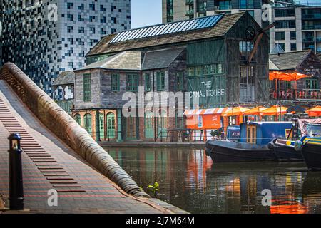 The Canal House, Birmingham, Regno Unito Foto Stock