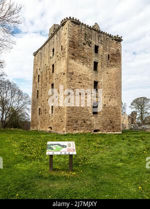 Spynie Palace nel Morayshire Scozia Foto Stock