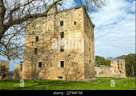 Spynie Palace nel Morayshire Scozia Foto Stock