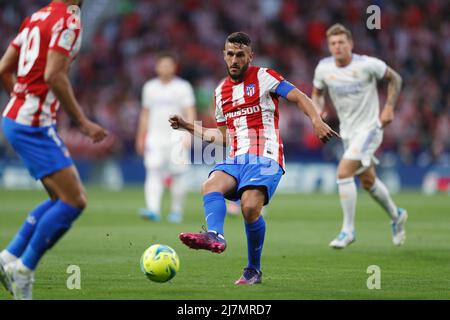 Madrid, Spagna. 8th maggio 2022. Calcio/Calcio Koke (Atletico) : la Liga Santander in spagnolo si discosta tra il Club Atletico de Madrid 1-0 Real Madrid CF all'Estadio Wanda Metropolitano di Madrid, Spagna . Credit: Mutsu Kawamori/AFLO/Alamy Live News Foto Stock