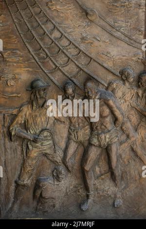 Monumento di storia afro-americana presso la state House di Columbia, South Carolina Foto Stock