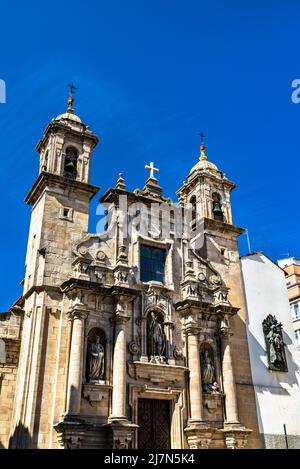 Chiesa di San Jorge a Coruna, Spagna Foto Stock