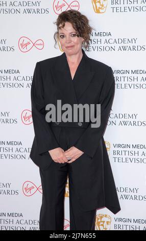 Olivia Colman partecipa ai Virgin Media British Academy Television Awards 2022 alla Royal Festival Hall il 8 maggio 2022 a Londra, Inghilterra. Foto Stock