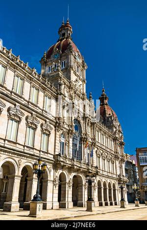 A Coruna Municipio in Galizia, Spagna Foto Stock