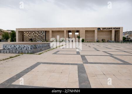 Urfa, Turchia - Maggio 2022: Museo Archeologico di Sanliurfa a Urfa, Turchia. Il Museo Şanlıurfa è un museo archeologico di Şanlıurfa, Turchia Foto Stock