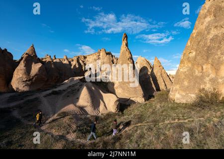 Regione della Cappadocia, Provincia di Nevsehir in Anatolia Centrale della Turchia Foto Stock