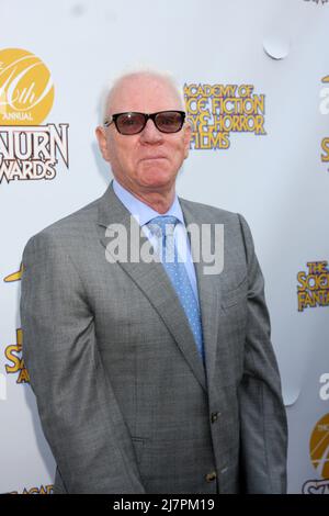 LOS ANGELES - GIU 26: Malcolm McDowell ai Saturn Awards 40th ai Castaways il 26 giugno 2014 a Burbank, CA Foto Stock