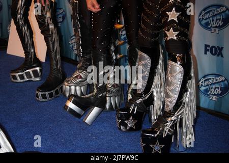 LOS ANGELES - MAGGIO 21: BACIO alla finale American Idol Season 13 al Nokia Theatre at LA Live il 21 maggio 2014 a Los Angeles, CA Foto Stock