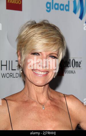 LOS ANGELES - Apr 12: Debby Boone al GLAAD Media Awards al Beverly Hilton Hotel il 12 aprile 2014 a Beverly Hills, CA Foto Stock