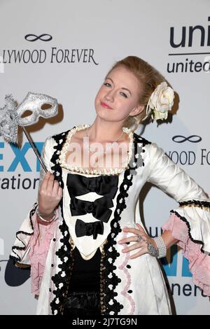 LOS ANGELES - Oct 30: Laura Linda Bradley al ballo annuale di Masquerade UNICEF 2nd all'Hollywood Forever il 30 ottobre 2014 a Los Angeles, CA Foto Stock