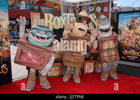 LOS ANGELES - SETTEMBRE 21: Atmosfera al 'The Boxtroll' Los Angeles Premiere all'Universal City Walk il 21 Settembre 2014 a Los Angeles, CA Foto Stock